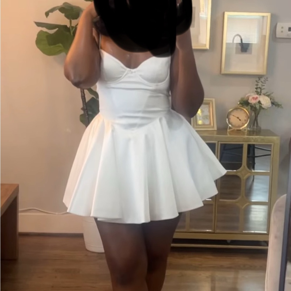 Babyboo White Mini Dress